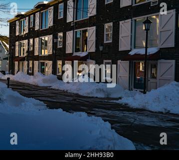 Private Werft in halifax Nova scotia Stockfoto