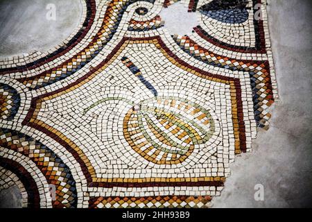 Madaba mit seinen Mosaiken und dem Berg Nebo Stockfoto