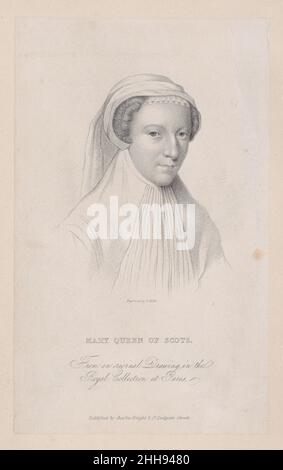 Mary, Queen of Scots 1836 William Holl, der jüngere Brite. Maria, Königin der Schotten. William Holl, der Jüngere (Brite, Plaistow 1807–1871 London). 1836. Stipendium. Mary, Queen of Scots (Britisch, Linlithgow 1542–1587 Fotheringhay). Ausdrucke Stockfoto