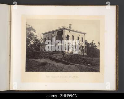 The Potter House, Atlanta 1860s George N. Barnard American. The Potter House, Atlanta 294482 Stockfoto