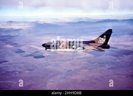 354 Tactical Fighter Squadron A-7 D Corsir II 70-0992. Stockfoto