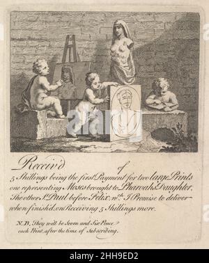 Boys Peeping at Nature 1751 William Hogarth British. Jungen Peeping at Nature 398728 Stockfoto