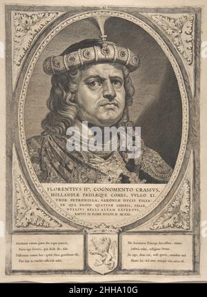 Floris II. Aus der Serie Grafen und Countesses of Holland, Zeeland und Westfriesland 1650 Pieter Soutman Niederländisch. Floris II. Aus der Serie Grafen und Countesses von Holland, Zeeland und Westfriesland 371235 Stockfoto