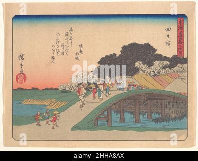 Yokkaichi, aus der Serie die 53 Stationen der Tōkaidō Straße Anfang 20th Jahrhundert Utagawa Hiroshige Japanisch. Yokkaichi, aus der Serie die 53 Stationen der Tōkaidō Road 55691 Stockfoto