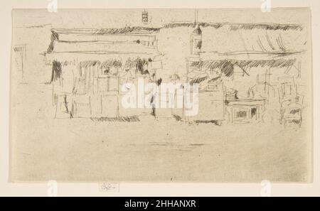 Furniture Shop 1887 James McNeill Whistler American. Möbelgeschäft 372611 Stockfoto