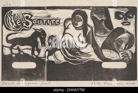 Le Sourire 1899 Paul Gauguin Französisch. Le Sourire 344577 Stockfoto