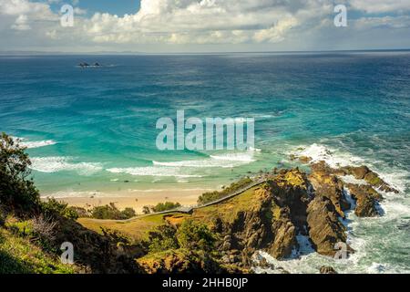 Cape Byron der östlichste Punkt des australischen Festlandes, Byron Bay, NSW, Australien Stockfoto