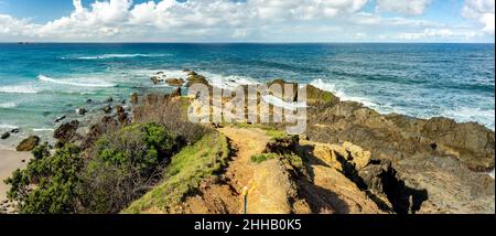 Cape Byron der östlichste Punkt des australischen Festlandes, Byron Bay, NSW, Australien Stockfoto