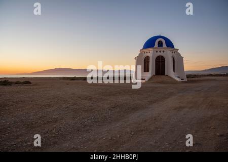 Hermitage von Torregarcia, Bau zu Ehren der Jungfrau vom Meer. Almeria, Spanien. Stockfoto