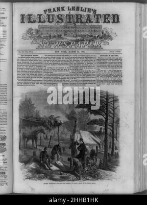 Soldaten Friedhof im Camp in der Nähe von Falmouth, Virginia. Stockfoto