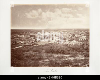 Los Angeles 1876, gedruckt ca. 1876 Carleton E. Watkins American. Los Angeles 264978 Stockfoto