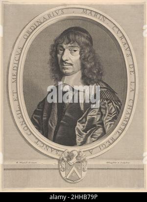 Marin Cureau de La Chambre Ca. 1656 Robert Nanteuil Französisch. Marin Cureau de La Chambre 428348 Stockfoto