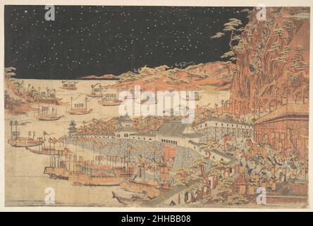 Schlacht von Ichi–no–tani, 21. März 1184 Utagawa Toyoharu Japanisch. Schlacht von Ichi–no–tani, 21. März 1184 55766 Stockfoto