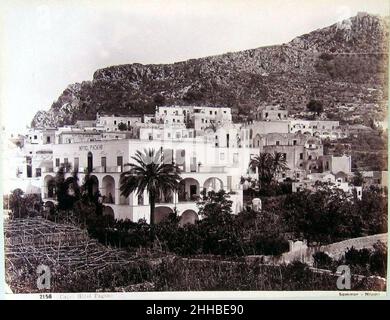 Sommer, Giorgio (1834-1914) - n. 2156 - Capri - Hotel Pagano. Stockfoto