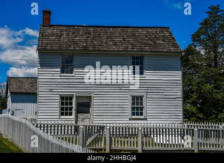 Foto der Jacob Hummelbaugh Farm, Pleasonton Ave, Gettysburg National Military Park, Pennsylvania USA Stockfoto