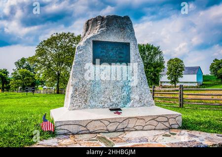 Foto des Clara Barton Memorial, Antietam National Battlefield, Maryland USA Stockfoto