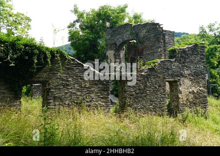 Die Ruinen der St. John's Episcopal Church in der Nähe von Harpers Ferry, West Virginia, USA Stockfoto