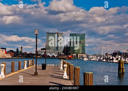 Foto des Binnenhafens, Baltimore, Maryland USA Stockfoto
