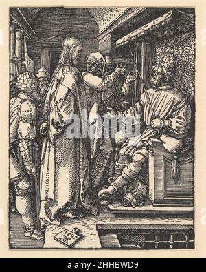 Christus vor Herodes, aus der kleinen Passion 1509 Albrecht Dürer Deutsch. Christus vor Herodes, aus der kleinen Passion 387416 Stockfoto