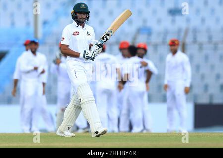 Chittagong, Bangladesch. 09th September 2019. Bangladesh-Cricketspieler Shakib Al Hasan in Aktion beim Cricket-Einzelspiel im Zohur Ahmed Chowdhury Stadium in Chittagong zwischen Afghanistan und Bangladesch. Afghanistan gewann mit 224 Läufen (Foto: MD Manik/SOPA Images/Sipa USA) Quelle: SIPA USA/Alamy Live News Stockfoto