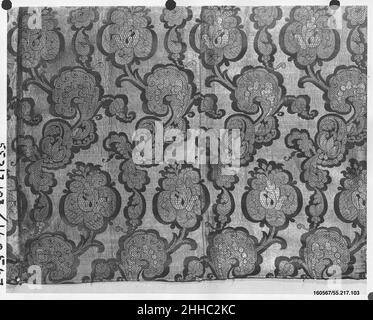 Panel aus gewebter Seide, 17th Jahrhundert Stil wahrscheinlich Mitte 19th Jahrhundert Französisch oder Spanisch. Panel aus gewebter Seide, 17th Jahrhundert Stil 227880 Stockfoto
