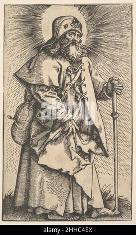 St. Jakobus der größere von Christus und den Aposteln 1519 Hans Baldung (genannt Hans Baldung Grien) Deutsch. Jakobus der größere von Christus und den Aposteln 416361 Stockfoto