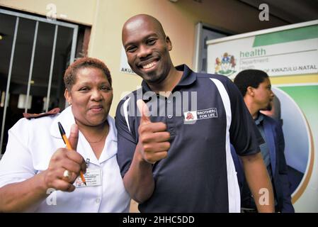 Südafrika 1 Millionste freiwillige medizinische männliche Beschneidung (42037574484). Stockfoto