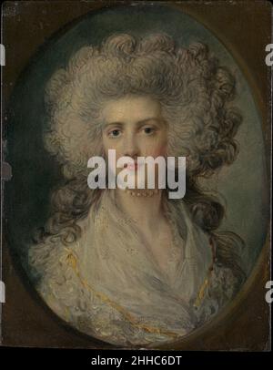 Frau John Puget (Catherine Hawkins) wird Richard Gainsborough Dupont British zugeschrieben. Frau John Puget (Catherine Hawkins) 436240 Stockfoto