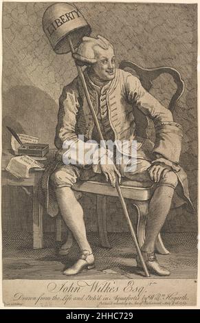 John Wilkes, Ra 16. Mai 1763 William Hogarth British. John Wilkes, Ra 399150 Stockfoto