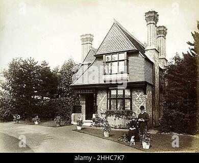 South Park, The Lodge, Wadhurst, East Sussex. Stockfoto