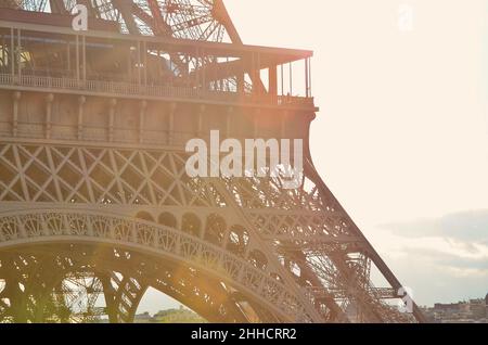 Le Tour Eiffel Stockfoto