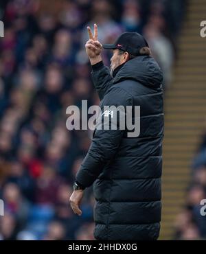 LONDON, ENGLAND - JANUAR 23: manager Jürgen Klopp von Liverpool während des Premier League-Spiels zwischen Crystal Palace und Liverpool im Selhurst Park Stockfoto