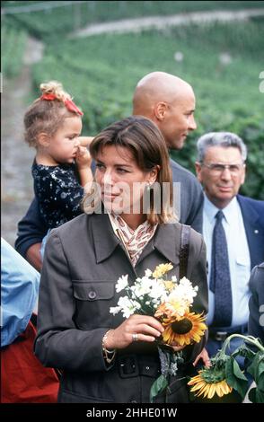 Aktenfoto vom 11. September 1994 von Prinzessin Caroline von Monaco. - Caroline de Monaco feiert am Sonntag, den 23. Januar, ihren 65th. Geburtstag. Foto von Christophe Guibbaud/ABACAPRESS.COM Stockfoto