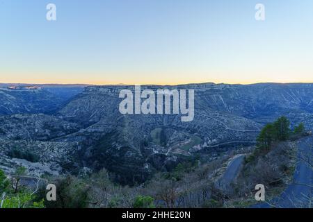 Cirque de Navacelles, Parc National des Cevennes, Herault, Frankreich Stockfoto