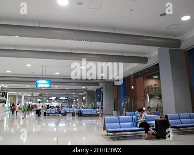 Inneneinrichtung Möbeldesign des Kansai International Airport für japanische Menschen und ausländische Reisende reisen besuchen Passagiere mit dem Flugzeug Stockfoto