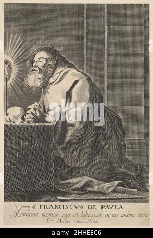 St. Francis de Paul nach 1627 Anonym, Französisch, 17th Jahrhundert Französisch. St. Francis de Paul 392760 Stockfoto