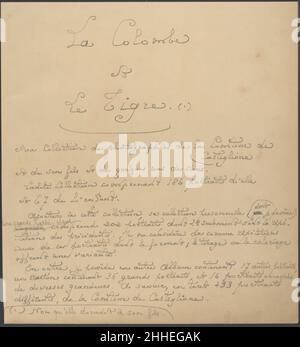 La Colombe und Le Tigre. MA Collection de photographies de la Comtesse de Castiglione 1860s Pierre-Louis Pierson Französisch. La Colombe und Le Tigre. MA Collection de photographies de la Comtesse de Castiglione 261267 Stockfoto