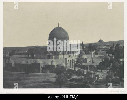 Palästina. Jérusalem. Mosquée d'Omar 1850 Maxime Du Camp Französisch. Palästina. Jérusalem. Mosquée d'Omar 263232 Stockfoto