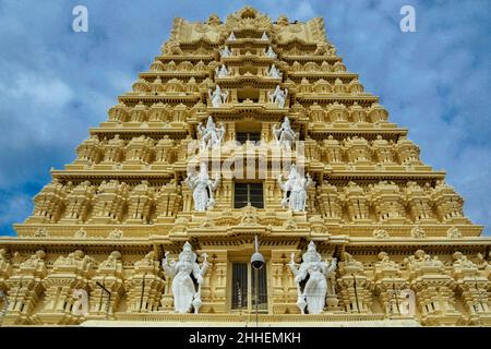 10 29 2009 Sri Chamundeshwari Temple Chamundi Hill, Mysuru, Karnataka Indien. Stockfoto