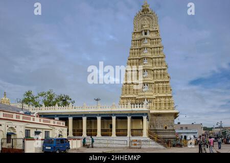 10 29 2009 Sri Chamundeshwari Temple Chamundi Hill, Mysuru, Karnataka Indien. Stockfoto