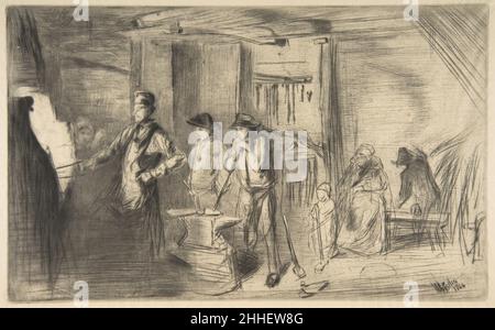 The Forge 1866 James McNeill Whistler American. The Forge 372787 Stockfoto