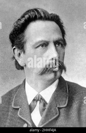 CARL BENZ (1844-1929) Deutscher Automobilmotor-Designer um 1872 Stockfoto