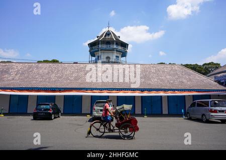 Solo - August 2023 : Keraton Surakarta Hadiningrat ist der offizielle Palast des Surakarta Hadiningrat Sunanate in Surakarta City W. Stockfoto