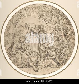 Die vier Temperamente 1500–1537 Jörg Breu der Ältere Deutsche. Die Vier Temperamente 359172 Stockfoto