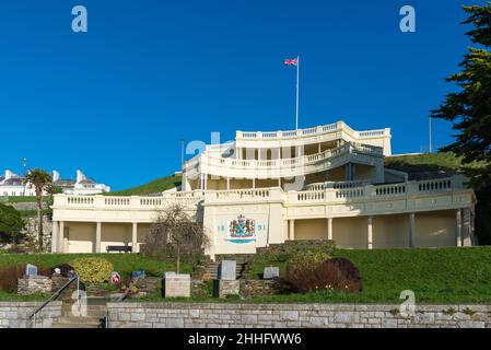 Der Belvedere Wedding Cake im Hoe Park wurde 1891 erbaut und ist der letzte verbleibende Teil des alten Plymouth Pier Stockfoto