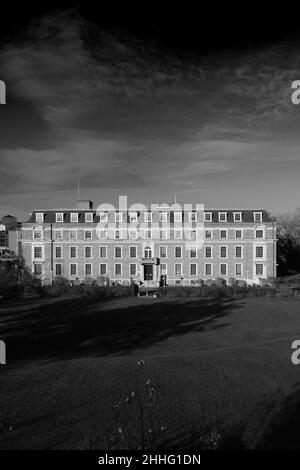 The Shire Hall, Cambridgeshire County Council Buildings, Castle Street, Cambridge City, England, Großbritannien Stockfoto