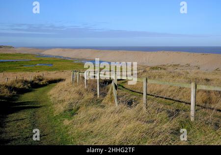 Die Quags, kelling, Nord-norfolk, england Stockfoto