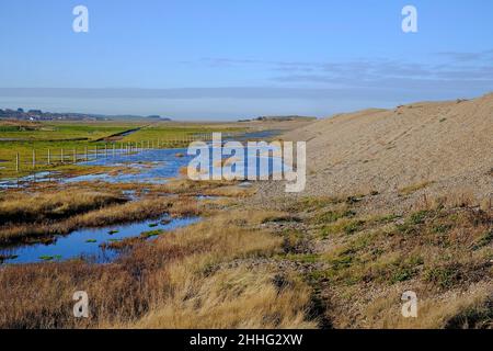 Die Quags, kelling, Nord-norfolk, england Stockfoto