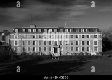 The Shire Hall, Cambridgeshire County Council Buildings, Castle Street, Cambridge City, England, Großbritannien Stockfoto