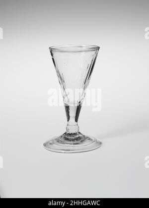 Weinglas 1780–1825 amerikanische oder britische Küche. Weinglas 9880 Stockfoto
